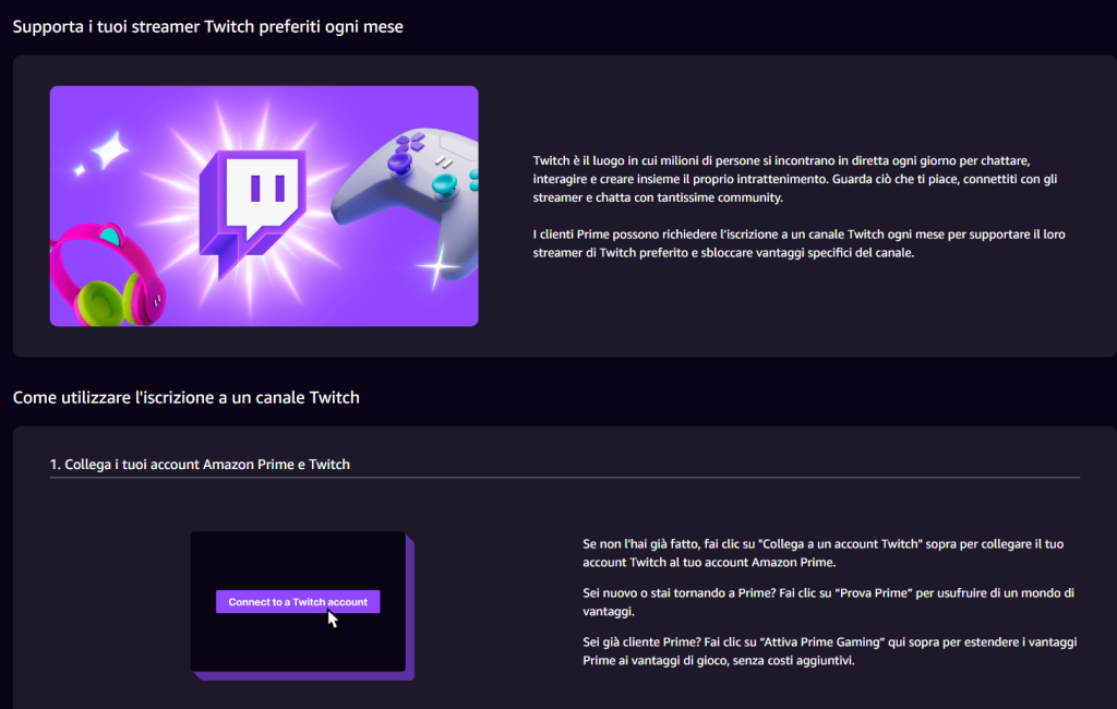 Amazon Prime Gaming, abbonamento Twitch gratuito
